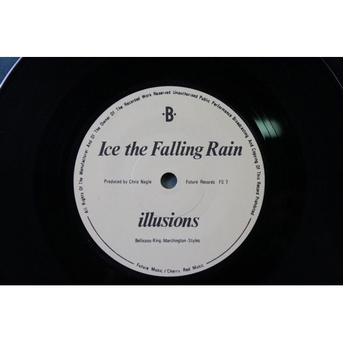 771 - Vinyl - Ice And The Falling Rain - Life’s Illusion. Original UK 1st pressing 7” single on Future Mus... 