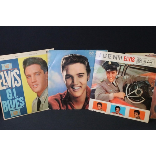 842 - Vinyl - 8 Elvis Presley LPs and 28 7