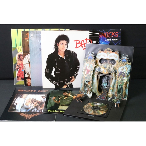 875 - Vinyl - 5 LPs to include Michael Jackson, Simon & Garfunkel, Billy Ocean and others along with Micha... 