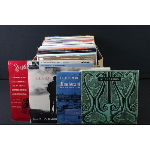 913 - Vinyl - Over 60 mainly classical LPs including box sets and Stereo examples.  At least Vg overall