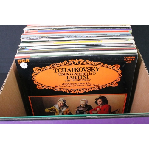 913 - Vinyl - Over 60 mainly classical LPs including box sets and Stereo examples.  At least Vg overall