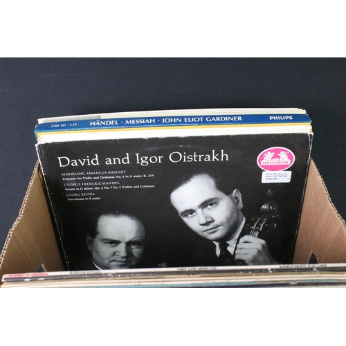 913 - Vinyl - Over 60 mainly classical LPs including box sets and Stereo examples.  At least Vg overall