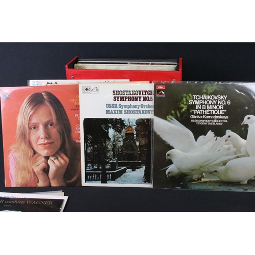 914 - Vinyl - Classical, 19 albums and one Box Set  including many Stereo Examples, to include : ASD 2751,... 