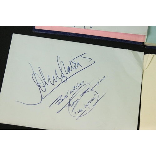 924 - Memorabilia - Autograph book containing various signatures to include Paul McCartney (dedicated 'To ... 