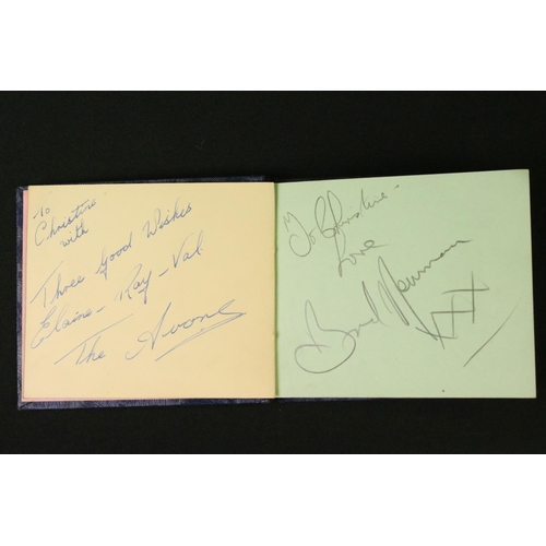 924 - Memorabilia - Autograph book containing various signatures to include Paul McCartney (dedicated 'To ... 