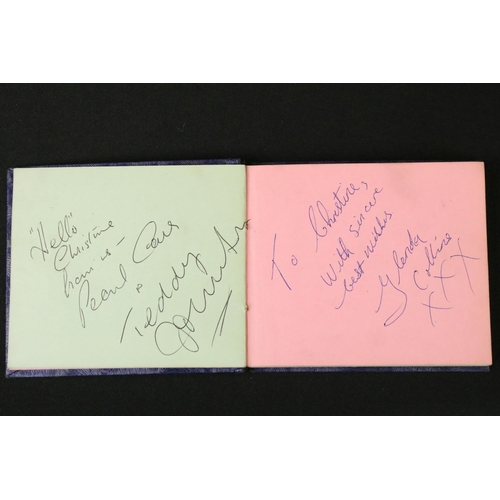 924 - Memorabilia - Autograph book containing various signatures to include Paul McCartney (dedicated 'To ... 