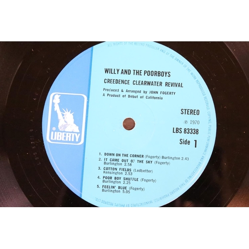 133 - Vinyl - 3 Creedence Clearwater Revival original UK pressing LPs to include Willie & The Poor Boys (A... 