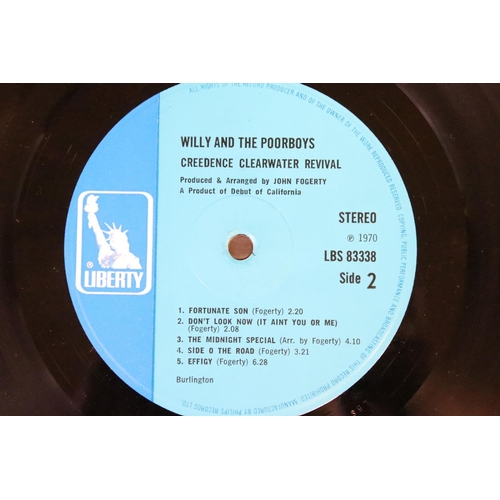 133 - Vinyl - 3 Creedence Clearwater Revival original UK pressing LPs to include Willie & The Poor Boys (A... 