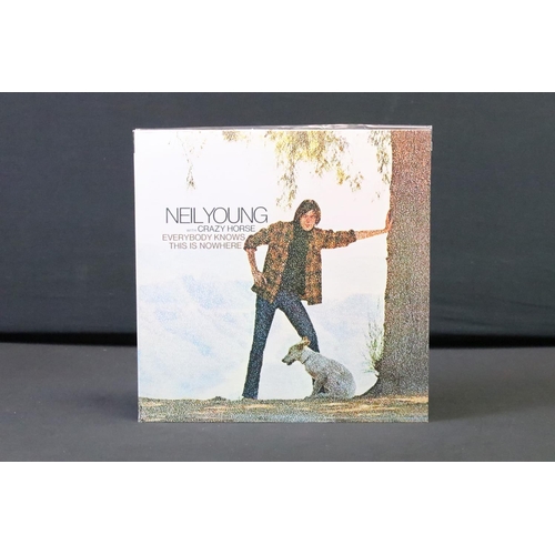 136 - Vinyl - 5 Neil Young LPs featuring some reissues to include Harvest, Everybody Knows This Is Nowhere... 