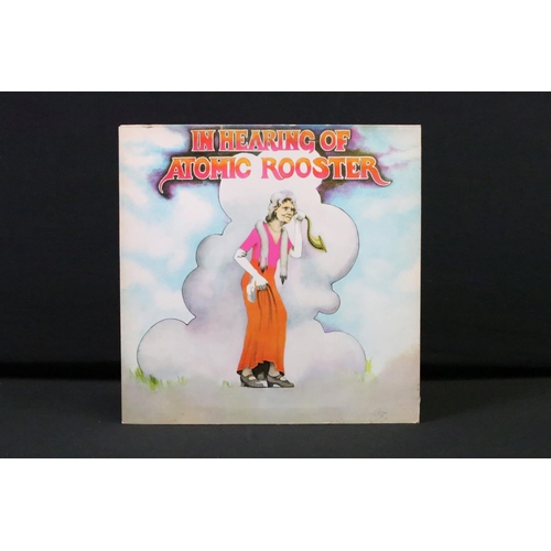 137 - Vinyl - 3 Atomic Rooster LPs to include Self Titled (CAS 1010) original pressing with large B&C logo... 