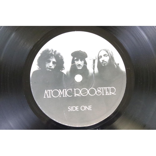 137 - Vinyl - 3 Atomic Rooster LPs to include Self Titled (CAS 1010) original pressing with large B&C logo... 