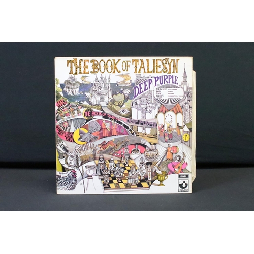 138 - Vinyl - 3 Deep Purple LPs to include The Book of Taliesyn (Harvest SHVL751) no EMI to label, Sold In... 