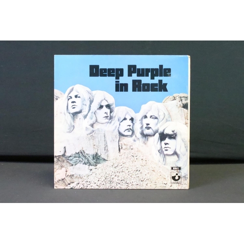 138 - Vinyl - 3 Deep Purple LPs to include The Book of Taliesyn (Harvest SHVL751) no EMI to label, Sold In... 