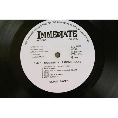 370 - Vinyl - Small Faces Ogdens Nut Gone Flake (IMLP 12) circular fold out sleeve.  Sleeve needs repair. ... 