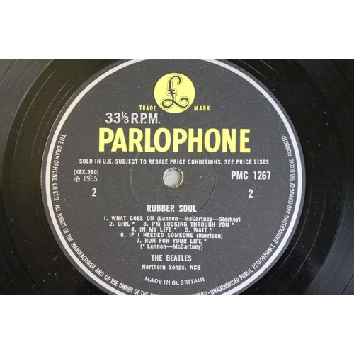 372 - Vinyl - The Beatles Rubber Soul (PMC 1267) Loud Cut pressing.  The Gramophone Co Ltd and Sold In UK ... 