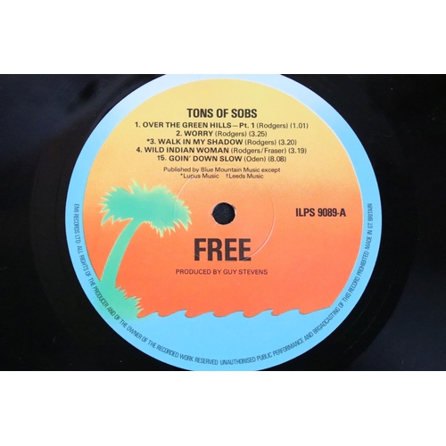 376 - Vinyl - 3 Free LPs to include Live (ILPS 9160 pink rim Island label), Free At Last (ILPS 9192 pink r... 