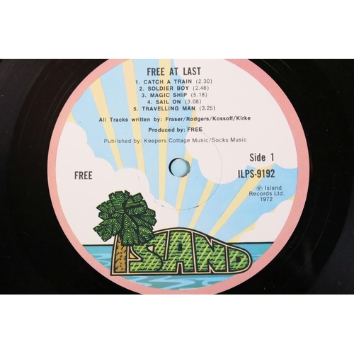 376 - Vinyl - 3 Free LPs to include Live (ILPS 9160 pink rim Island label), Free At Last (ILPS 9192 pink r... 