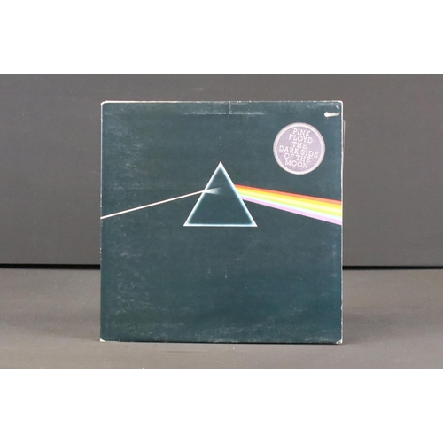 611 - Vinyl - 6 Pink Floyd LPs to include Dark Side Of The Moon right side opener with stickered sleeve an... 