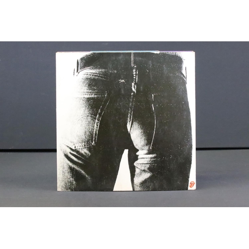 615 - Vinyl - 5 Rolling Stones LPs to include Sticky Fingers (COC 59100), Through The Past Darkly (LK 5019... 