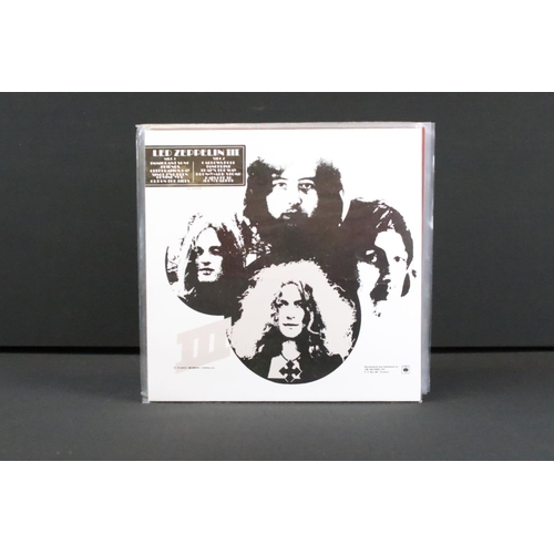 645 - Vinyl - 3 Led Zeppelin Limited re-issue albums & 2 Original Pink Floyd albums to include: IV (Pictur... 