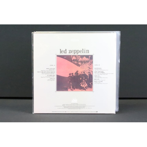 645 - Vinyl - 3 Led Zeppelin Limited re-issue albums & 2 Original Pink Floyd albums to include: IV (Pictur... 