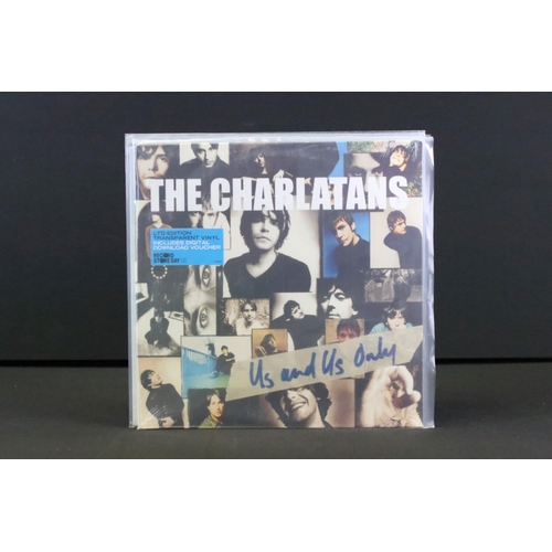 648 - Vinyl / Autograph - 1 album and 4 12” singles by The Charlatans and Tim Burgess, including Signed ex... 