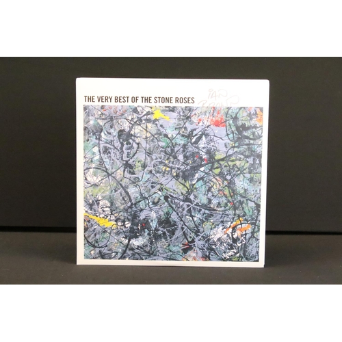 668 - Vinyl / Autograph - 2 copies of The Stone Roses – The Very Best Of The Stone Roses. One signed by Ia... 