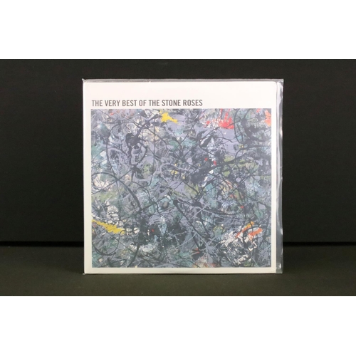 668 - Vinyl / Autograph - 2 copies of The Stone Roses – The Very Best Of The Stone Roses. One signed by Ia... 