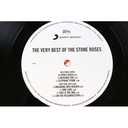 668 - Vinyl / Autograph - 2 copies of The Stone Roses – The Very Best Of The Stone Roses. One signed by Ia... 