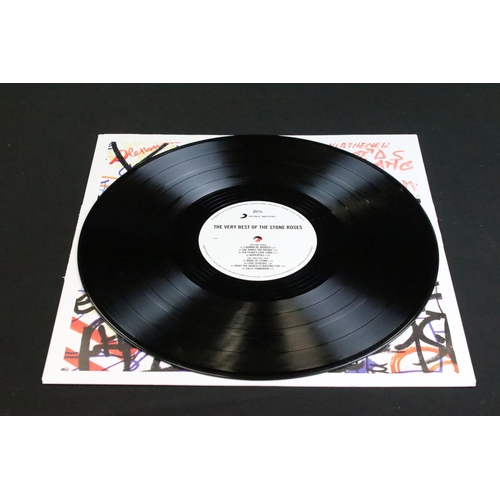 668 - Vinyl / Autograph - 2 copies of The Stone Roses – The Very Best Of The Stone Roses. One signed by Ia... 