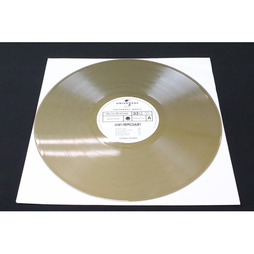 670 - Vinyl - 2 copies of Ian Brown – Golden Greats, Both UK 2016 Double Gold Vinyl albums, Gold stamped N... 