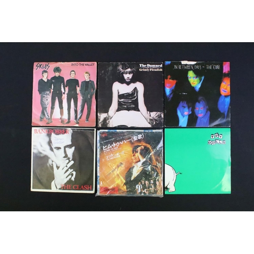 243 - Vinyl - 38 Punk and New Wave 7” singles to include: Sex Pistols x 2, The Clash, The Stranglers x 3 (... 