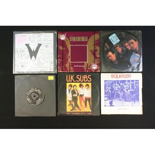 243 - Vinyl - 38 Punk and New Wave 7” singles to include: Sex Pistols x 2, The Clash, The Stranglers x 3 (... 