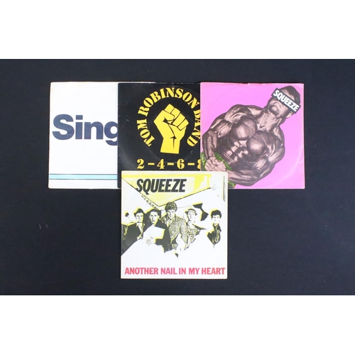 243 - Vinyl - 38 Punk and New Wave 7” singles to include: Sex Pistols x 2, The Clash, The Stranglers x 3 (... 