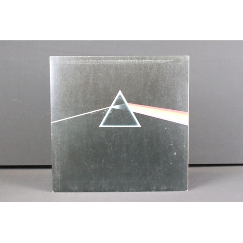 478 - Vinyl - Pink Floyd Dark Side Of The Moon (SHVL 804).  Gatefold sleeve, white inner, 2 posters, 2 pos... 