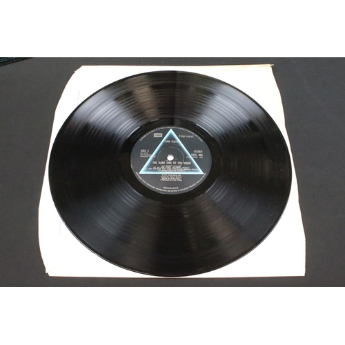 478 - Vinyl - Pink Floyd Dark Side Of The Moon (SHVL 804).  Gatefold sleeve, white inner, 2 posters, 2 pos... 