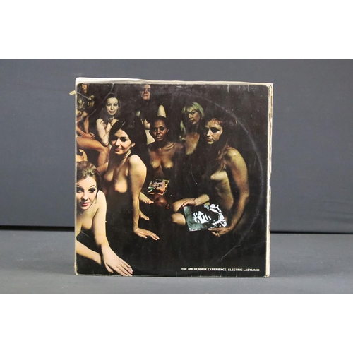 188 - Vinyl - 9 Jimi Hendrix LPs to include Electric Ladyland (Track Records white print), Axis Bold As Lo... 