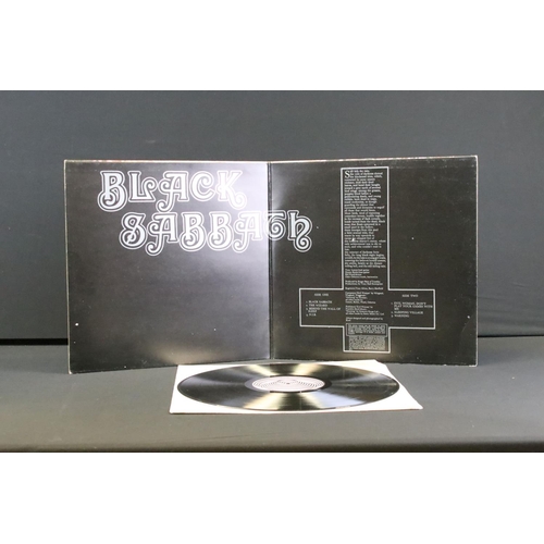 550 - Vinyl - Black Sabbath self titled LP on Vertigo V06.  Italian pressing, small swirl, Dunbar credit t... 