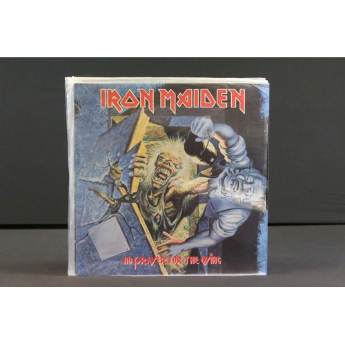 552 - Vinyl - 10 Iron Maiden LPs to include Somewhere In Time, The Number Of The Beast, No Prayer For The ... 