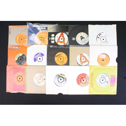 284 - Vinyl - 49 1970s Rock / Psych / Prog / Pop UK demo promos 7” singles and one promo singles box set t... 