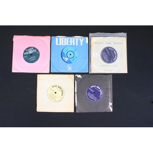 287 - Vinyl - 8 Rare UK Mod / Psych / Beat 7” singles and 3 Keele Rag flexi discs to include: The Famous M... 