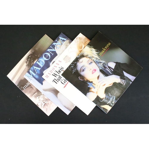 620 - Vinyl - 4 Madonna LPs along with 11 12