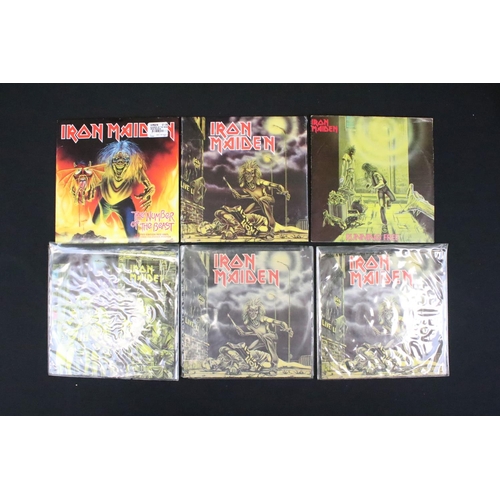 631 - Vinyl -  8 7” singles by Iron Maiden including Limited Editions, to include: The Number Of The Beast... 