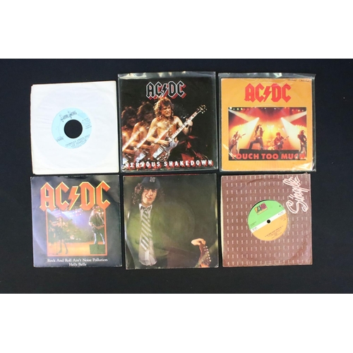 633 - Vinyl - 46 7” singles and 2 Flexi Discs by Heavy Rock / Classic Rock bands including Limited Edition... 