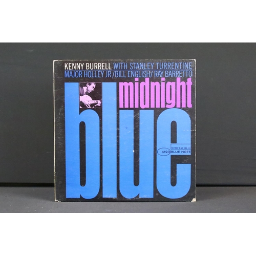 719 - Vinyl - Kenny Burrell Midnight Blue on Blue Note BLP 4123 (mono).  Van Gelder and Plastylite Ear tex... 