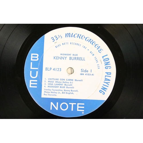 719 - Vinyl - Kenny Burrell Midnight Blue on Blue Note BLP 4123 (mono).  Van Gelder and Plastylite Ear tex... 