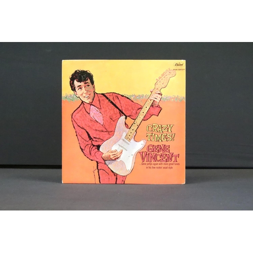 722 - Vinyl - 4 Gene Vincent & The Blue Caps LPs from 1958 to early 60s to include Crazy Times!, Sounds Li... 