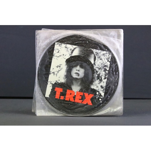 787 - Vinyl - 4 Marc Bolan & T. Rex picture disc albums to include TANX (RAPD 504), The Slider (RAPD 503),... 