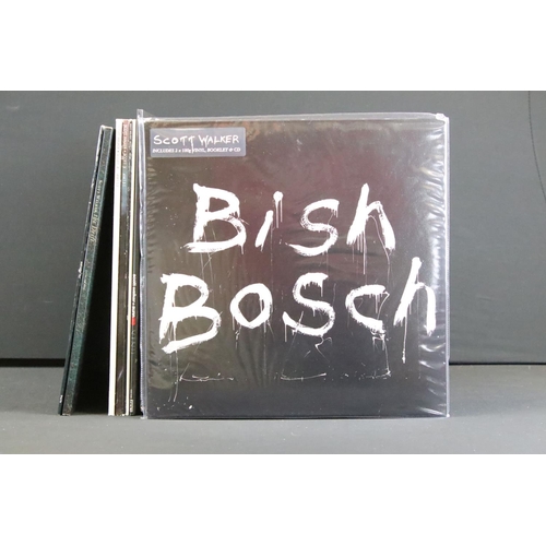 883 - Vinyl - Scott Walker 8 albums to include: Bish Bosch (UK 2012 double album + CD + booklet, 4AD Recor... 