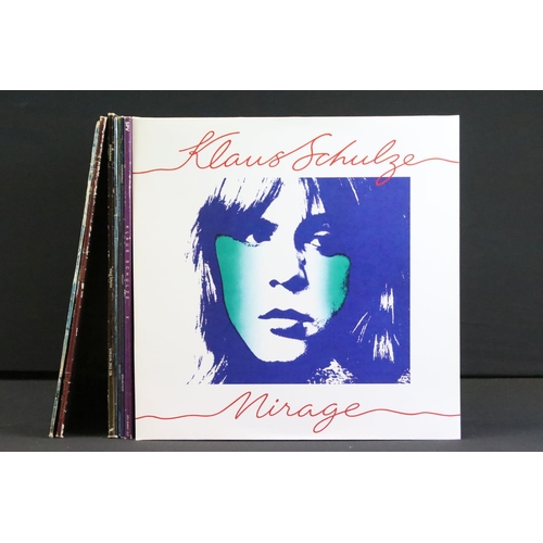 888 - Vinyl - Krautrock - Klaus Schulze 8 albums to include: Mirage (German 2009, Revisited Records SPV 30... 